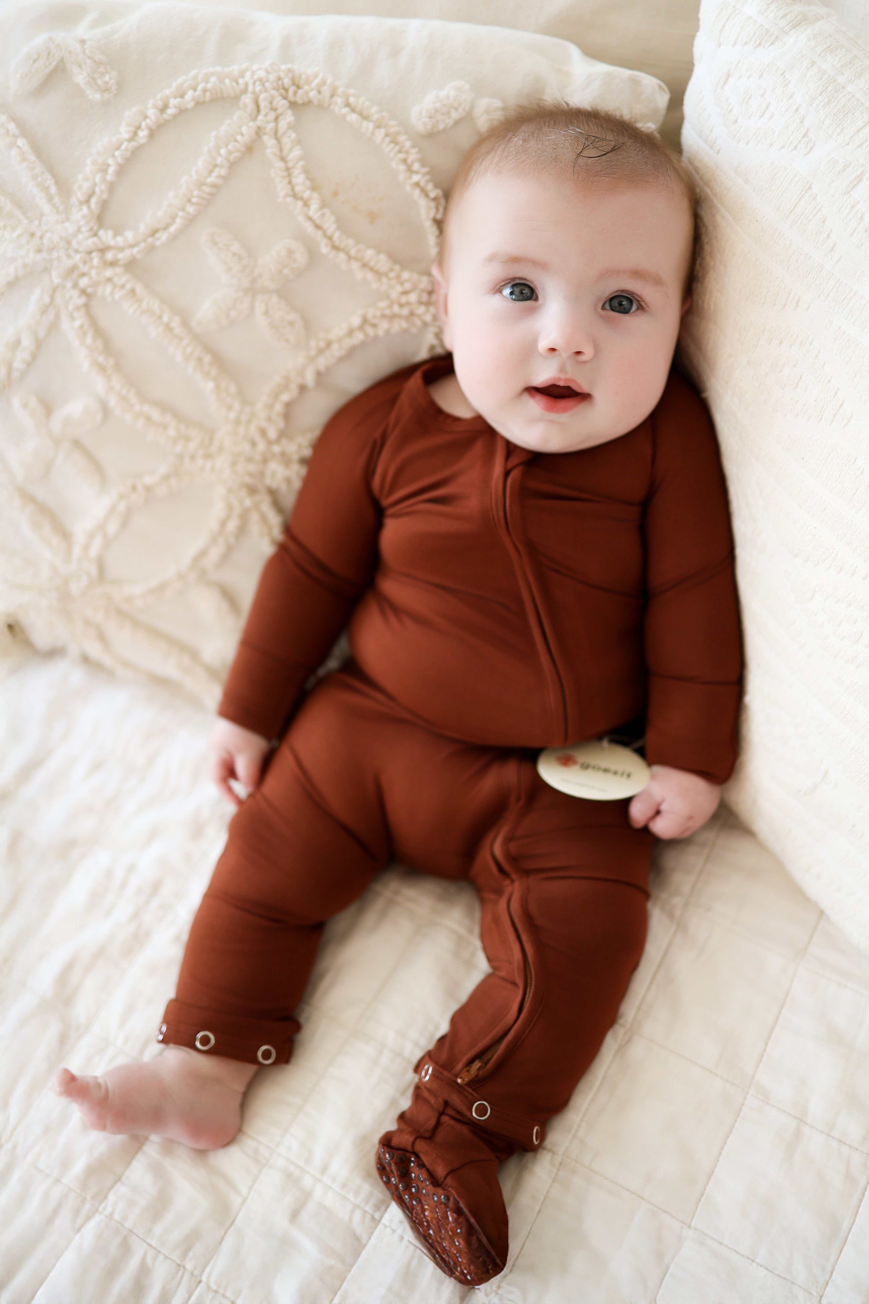 EZgoesit Grow-With-Me™ Bamboo Baby Sleeper & Romper - Detachable Feet, Sensitive Skin - Image 15