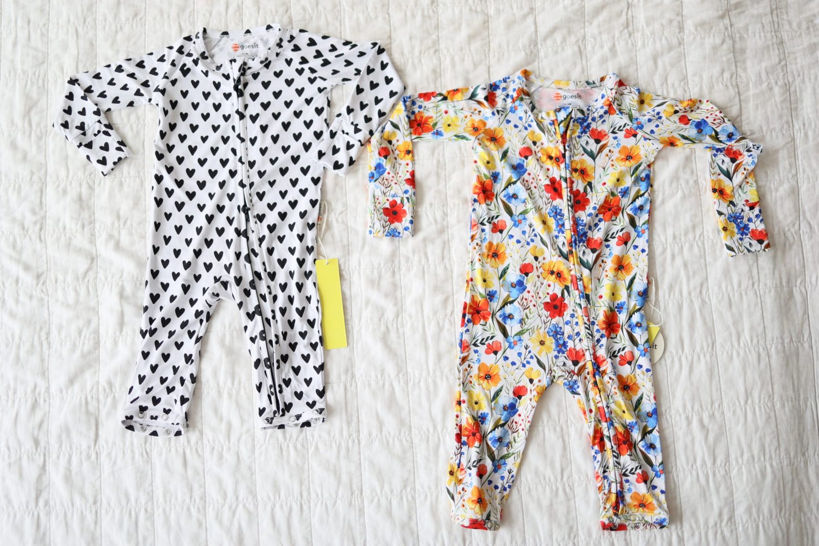 EZgoesit Grow-With-Me™ Bamboo Baby Sleeper & Romper - Detachable Feet, Sensitive Skin - Image 2